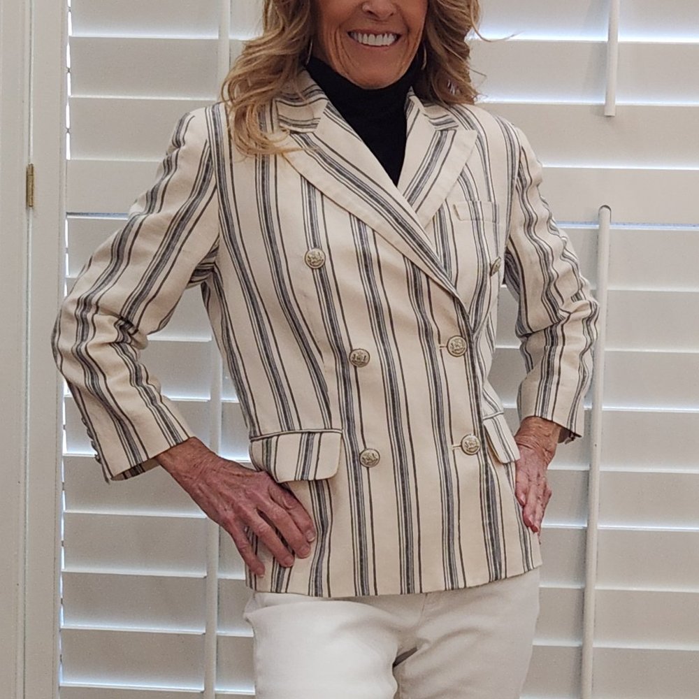 RALPH LAUREN DOUBLE BREASTED BLAZER